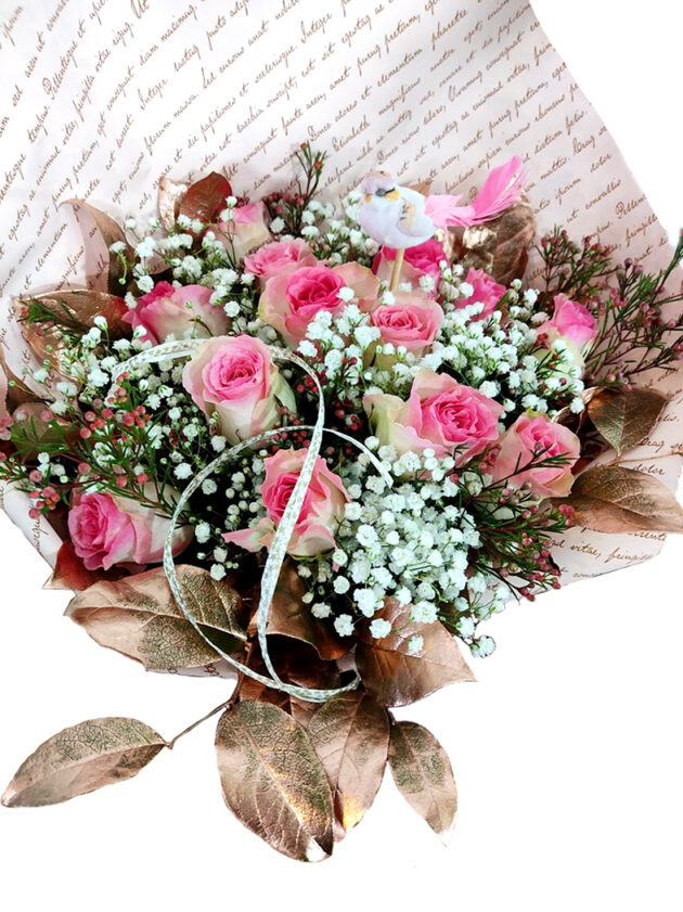 Ramo rosas frutetto